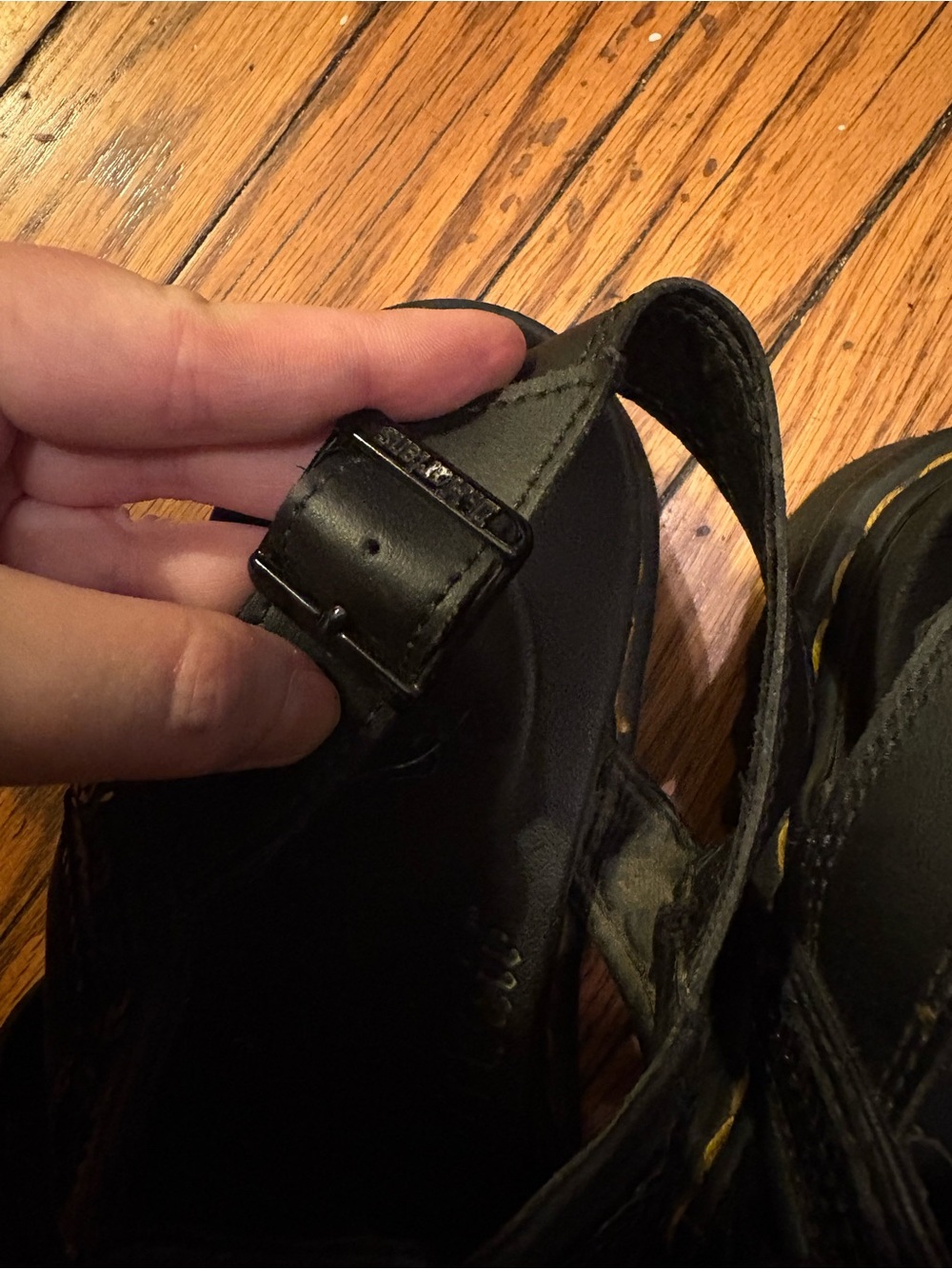 Dr Martens sandals with black sequins (W7) - Picture 5 of 6